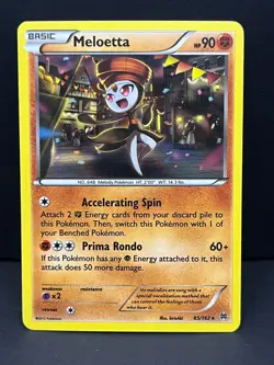 Meloetta 85/162 Holo Rare BREAKthrough Pokemon Holo Lightly Played - Image 1