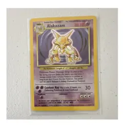 Pokemon TCG Alakazam Holo Rare 80 HP Base Set 1/102 1999 Wizards of the Coast - Image 1