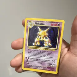 Pokemon TCG Alakazam Holo Rare 80 HP Base Set 1/102 1999 Wizards of the Coast - Image 2