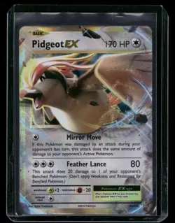 Pidgeot EX 64/108 - Holo Rare XY Evolutions Pokemon Card - NM/M - Image 1