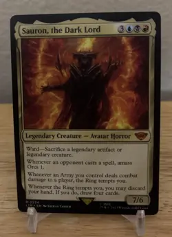 MTG Sauron, the Dark Lord Universes Beyond: Lord Of The Rings LTR Regular NM - Image 1