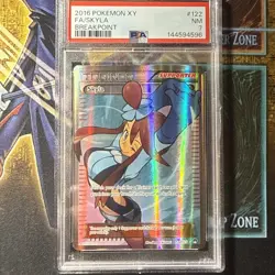 2016 POKEMON BREAKPOINT SKYLA #122 ULTRA RARE PSA 7 NM #112482327 - Image 1