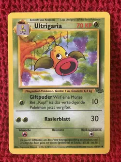 Ultrigaria Weepinbell 48/64 Jungle German Pokemon VLP/NM - Image 1