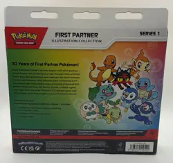 Pokemon TCG First Partner Illustration Collection Series 1 Box 9 Cards Promo - Image 2