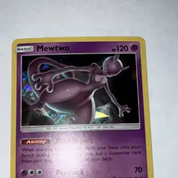 The Pokemon Company Pokemon TCG Mewtwo 75/214 Unbroken Bonds Cracked Ice Holo - Image 3