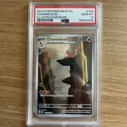 Pokemon Charmeleon 151 MEW EN Illustration Rare #169 PSA 10 Gem Mint - Image 1
