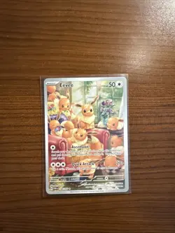Pokemon TCG Eevee Card Twilight Masquerade IR 188/167 Near Mint Condition - Image 1