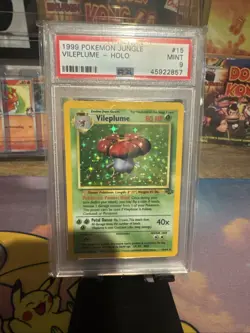 🌺🍃1999 POKEMON JUNGLE VILEPLUME-HOLO PSA 9🍃🌺 - Image 1