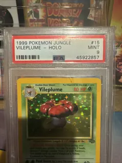 🌺🍃1999 POKEMON JUNGLE VILEPLUME-HOLO PSA 9🍃🌺 - Image 3