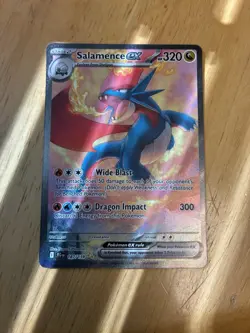 Pokemon TCG Salamence ex 187/159 Journey Together Special Illustration Rare NM - Image 2