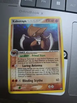 Rare Kabutops 10/108 Power Keepers Holo Card Lightly Played Pokemon TCG - Image 1