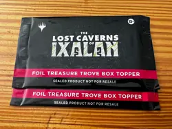 Lost Caverns of Ixalan Treasure Foil Trove Box Topper Pack x2 Brand New - Image 1