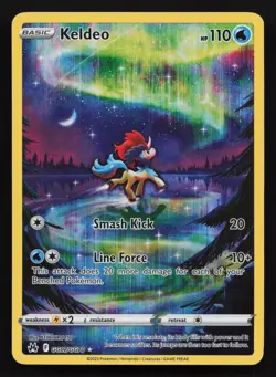 Keldeo GG07/GG70 Holo Crown Zenith Galarian Gallery Pokemon Card - Image 1