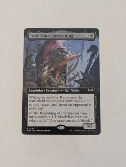Lord Skitter, Sewer King (Extended Art) Wilds of Eldraine Regular - Image 1