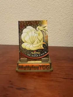 Ninetails #38 Holo Pokemon Topps Series 1 Card - Image 1