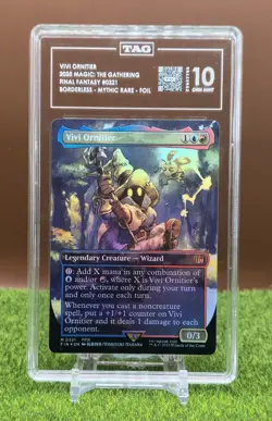 MTG: Final Fantasy - Vivi Ornitier Borderless Foil #0321 Tag 10 Pop 3 - Image 1