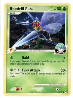Beedrill G 53/99 Arceus Pokemon Card - Image 1