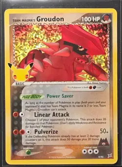 Team Magma's Groudon 9/95 Celebrations Classic Collection Pokemon 2021 - Image 1