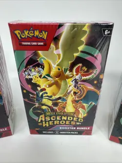 4x Pokemon TCG: Ascended Heroes Booster Bundle BRAND NEW SEALED Lot Of (4) - Image 2