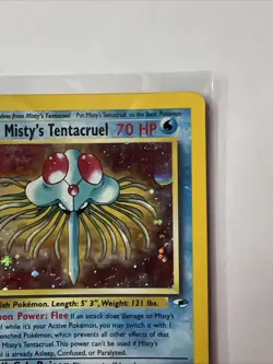 Pokemon TCG Misty's Tentacruel Holo Rare Card 10/132 Gym Heroes - Image 4