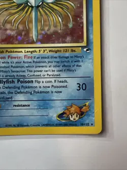 Pokemon TCG Misty's Tentacruel Holo Rare Card 10/132 Gym Heroes - Image 5