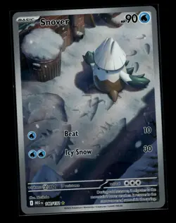 Pokemon TCG Snover Card 140/132 NM - Image 1