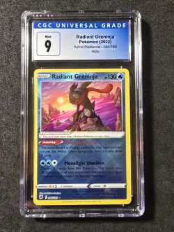 Radiant Greninja #46 Pokemon(2022) Astral Radiance CGC Mint 9 !💎!💎! - Image 1