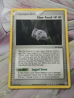 Pokemon TCG Claw Fossil Legend Maker 78/92 Regular MP. - Image 1