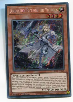 Yu-Gi-Oh! Dogmatika Ecclesia The Virtuous Secret rare englisch RA01-EN020 - Image 1