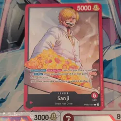 4 x One Piece Sanji ST21-003 C Foil & 4 x Roronoa Zoro OP14-015 R + 1x PRB01-001 - Image 3