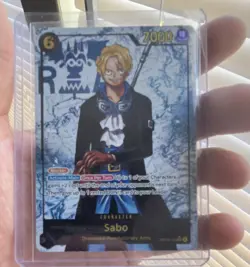 One Piece CCG Sabo OP13-120 Parallel Foil Secret Rare 7000 Power 6 Cost EN - Image 1