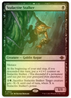 Stalactite Stalker - NM - FOIL - RARE - Black - MTG - Magic The Gathering - Image 1