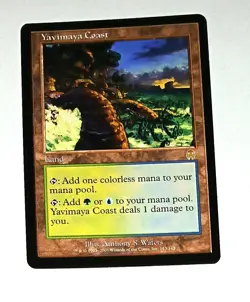 Magic the Gathering * MTG * 1 X Yavimaya Coast * Apocalypse * NM - Image 1