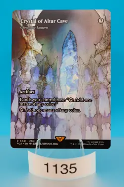 MTG Crystal of Altar Cave - Chromatic Lantern (Showcase) Reg Final Fantasy #61 - Image 1