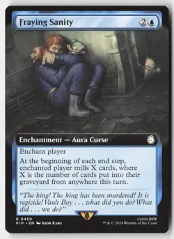 MTG - Fraying Sanity (Extended Art) R Universes Beyond: Fallout 459 LP-NM - Image 1