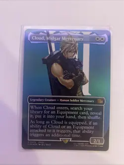 Cloud, Midgar Mercenary (Borderless) Final Fantasy Foil, NM - Image 1