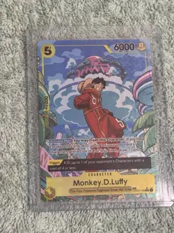One Piece CCG Monkey.D.Luffy TR OP07-109 Alt Art NM English - Image 1