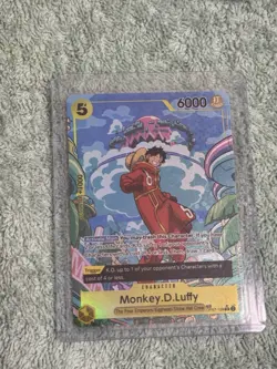 One Piece CCG Monkey.D.Luffy TR OP07-109 Alt Art NM English - Image 3