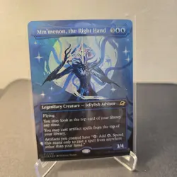 MTG Mm'menon, the Right Hand 290 Borderless Foil Rare Edge of Eternities EOE - Image 1