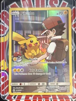 Pokemon Pikachu 241/236 Sm-Cosmic Eclipse Secret Rare Holo Card - Image 1