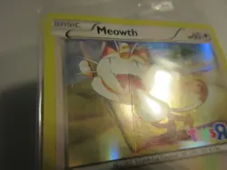 Meowth Holo Toys R Us Promo Pokemon Card Creased - Image 2