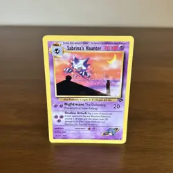 Pokemon TCG Sabrina's Haunter Gym Challenge 55/132 Uncommon Card LP NM - Image 1
