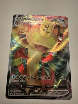 Pokemon Meowth VMAX Promo SWSH: Sword & Shield Promo Cards SWSH005 NM - Image 1