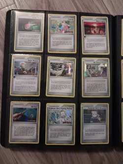 Pokemon Dragon Frontiers COMPLETE Stamped Reverse Holo 18 Trainer Card Lot LP/NM - Image 2