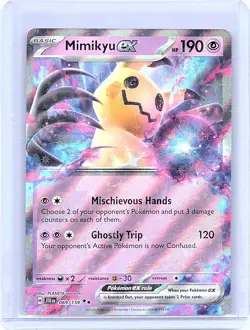 Mimikyu ex 069/159 Journey Together Ultra Rare Holo Pokemon Card NM - Image 1