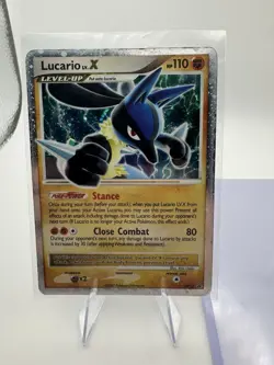 Pokemon Lucario LV.X DP12 Diamond & Pearl Promo Holo 110 HP Level Up 2007 Card - Image 1