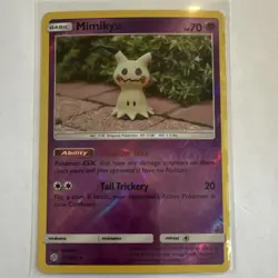 Mimikyu 97/236 SM Cosmic Eclipse Rare Reverse Holo Pokemon Card English - Image 1