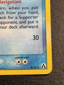 Lapras 8/92 Pokemon TCG Legend Maker Holo Foil Rare Card Moderately Played MP - Image 4