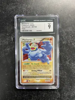 CGC 9 Machamp LV. X Stormfront 98/100 Holo Rare Graded Pokemon Card 2008 - Image 1