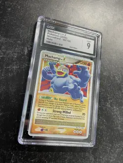 CGC 9 Machamp LV. X Stormfront 98/100 Holo Rare Graded Pokemon Card 2008 - Image 2